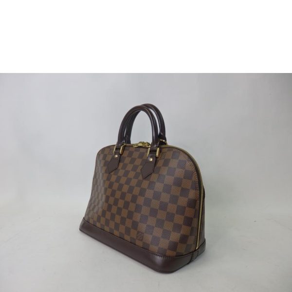 47606 3 Louis Vuitton Alma PM Damier Bag Brown