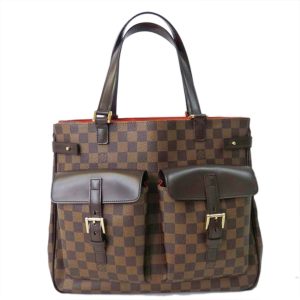 47644 1 Louis Vuitton Monogram Genefeuille MM Shoulder Bag Brown