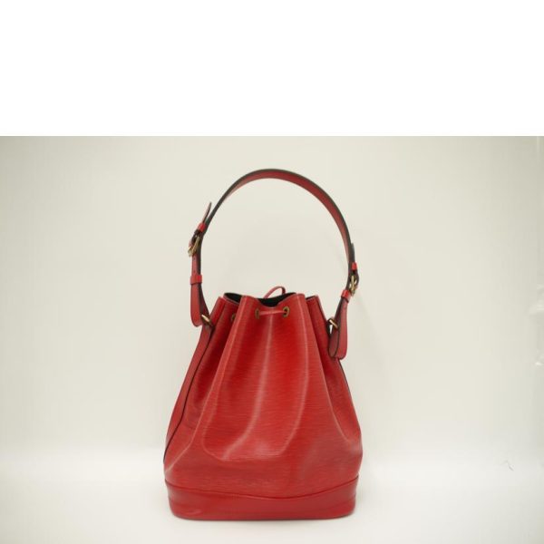 47649 2 Louis Vuitton Noe Epi Shoulder Bag Cartilian Red