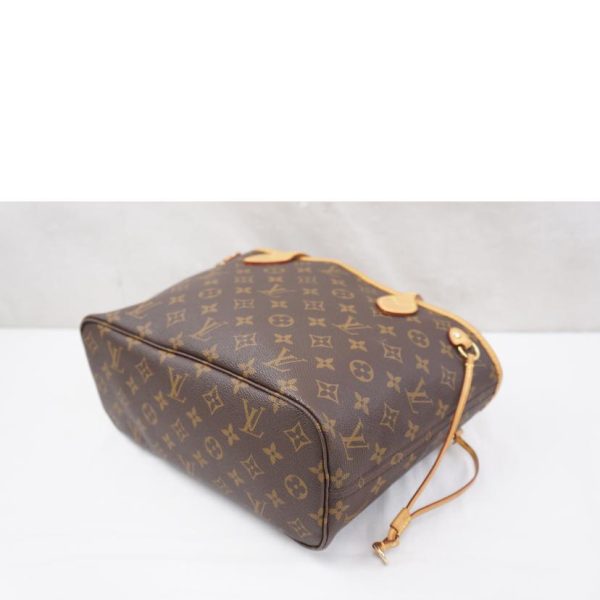 47668 4 Louis Vuitton Neverfull PM Monogram Brown