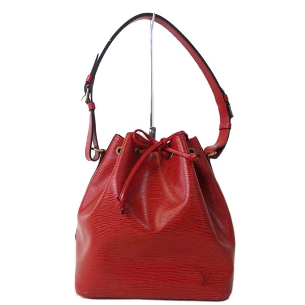 47736 1 Louis Vuitton Petit Noe Epi Bag Red