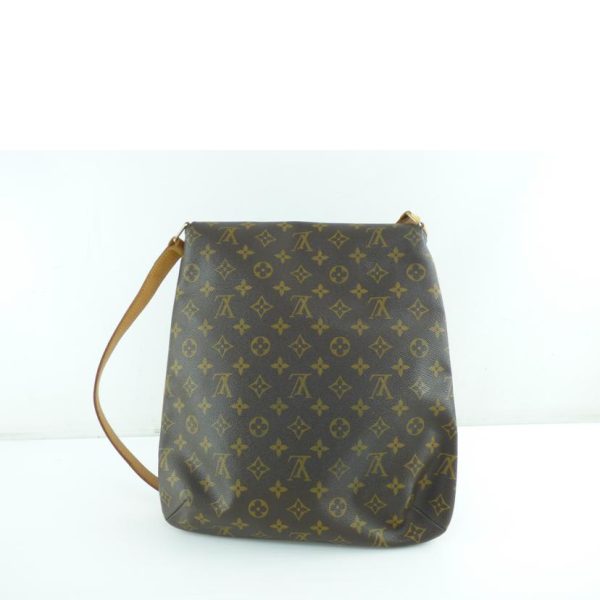 47750 2 Louis Vuitton Musette Monogram Shoulder Bag Brown