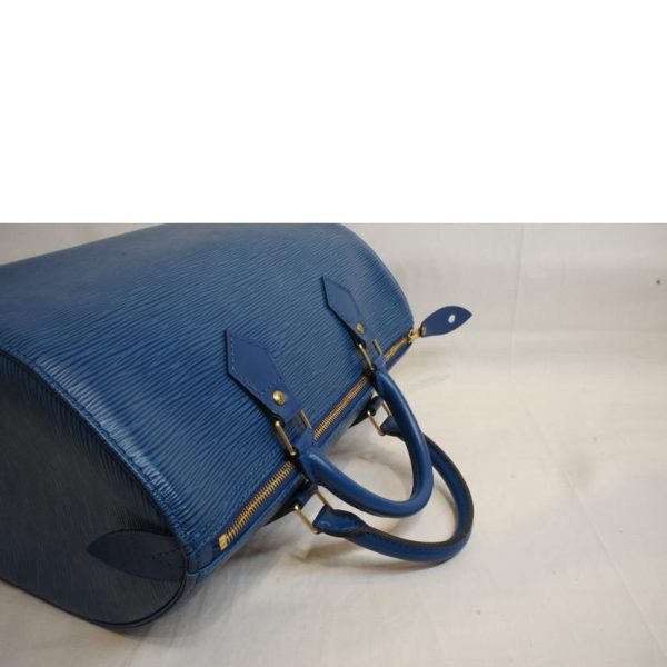 47759 4 Louis Vuitton Speedy 30 Handbag Epi Blue