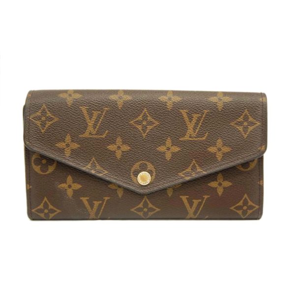 47813 1 Louis Vuitton Sala Wallet Monogram Brown