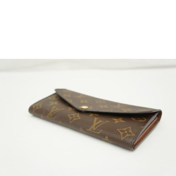 47813 3 Louis Vuitton Sala Wallet Monogram Brown