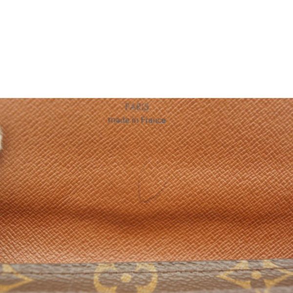 47813 6 Louis Vuitton Sala Wallet Monogram Brown