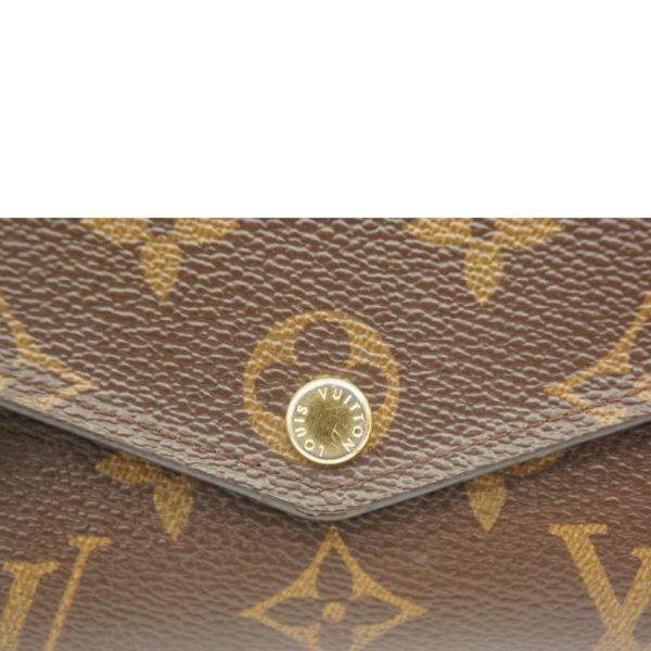 47813 9 Louis Vuitton Sala Wallet Monogram Brown