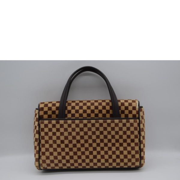 47832 2 Louis Vuitton Lion Damier Sauvage Handbag Black