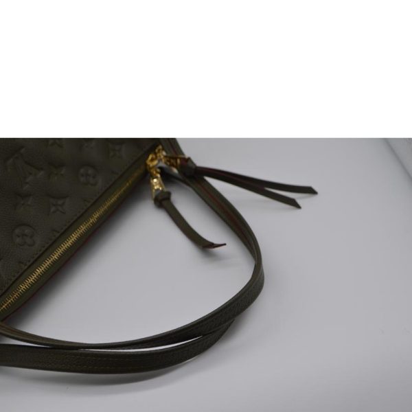 47917 4 Louis Vuitton Ponthu PM Monogram Empreinte Bag Khaki Fango