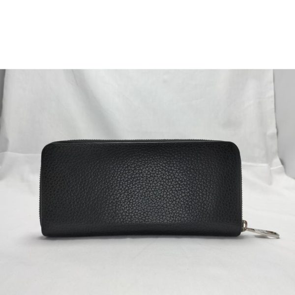 47931 2 LOUIS VUITTON Zippy Wallet Vertical Taurillon Leather Black