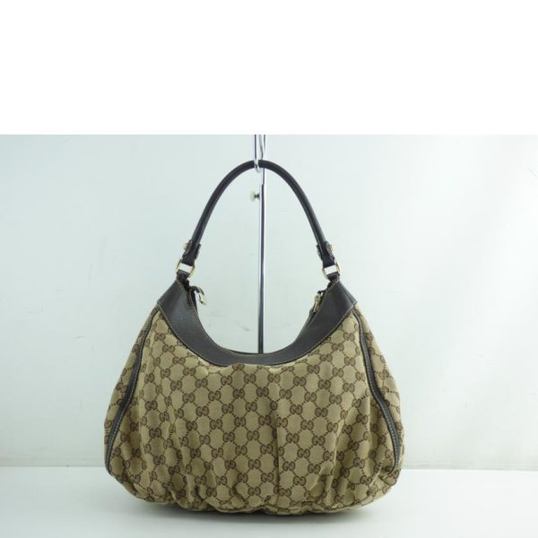 47937 2 Gucci GG Canvas One Shoulder Bag