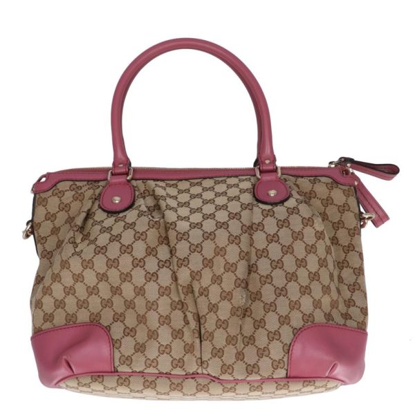 47951 2 Gucci GG Canvas 2Way Tote Bag