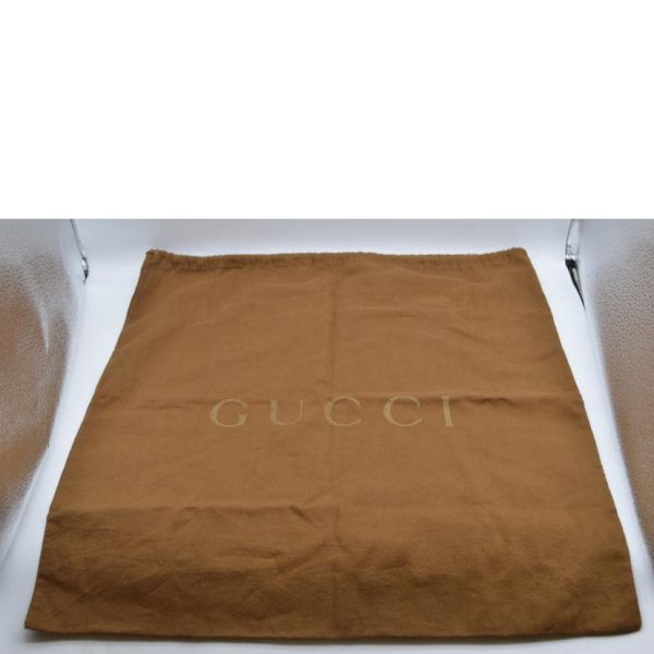 47979 7 GUCCI GG Canvas Sherry Line Leather Shoulder Bag