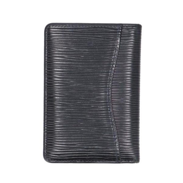 48028 2 Louis Vuitton Organizer De Poche Epi Wallet Black