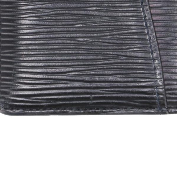 48028 6 Louis Vuitton Organizer De Poche Epi Wallet Black