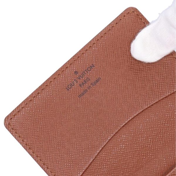 48028 6 Louis Vuitton Anvelop Carte de Visite Wallet Brown