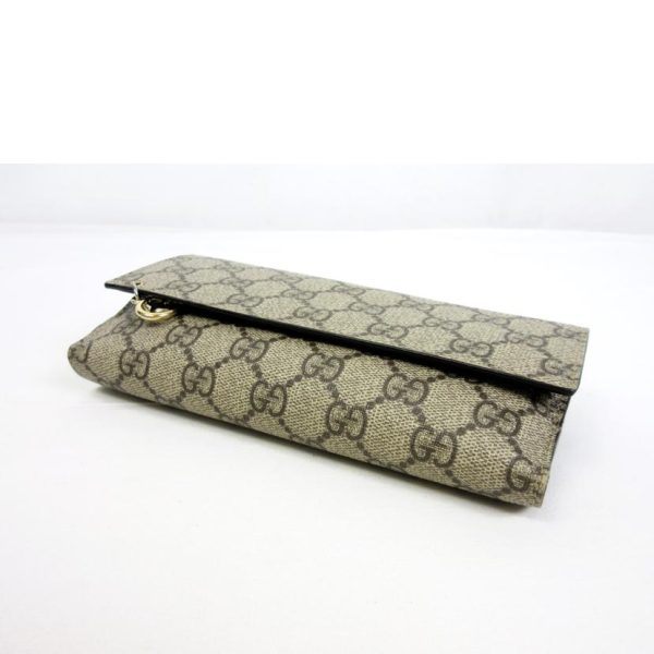 48039 3 Gucci GG Supreme W Hook Wallet