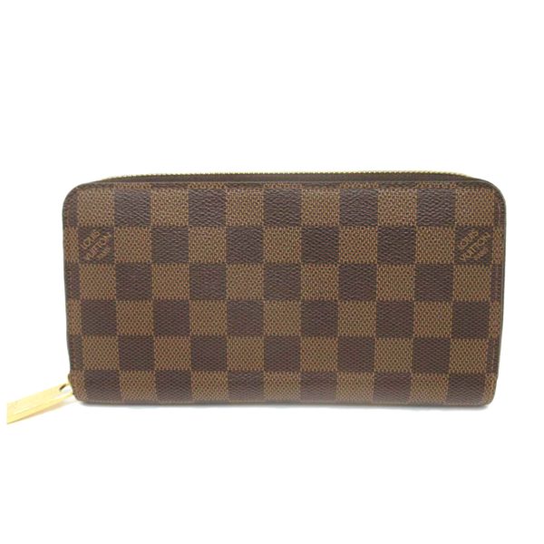 48071 1 Louis Vuitton Zippy Wallet Damier Ebene Wallet Brown