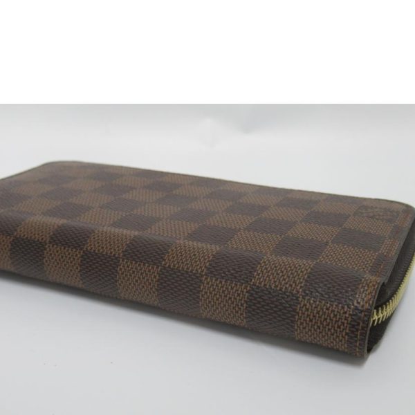 48071 3 Louis Vuitton Zippy Wallet Damier Ebene Wallet Brown