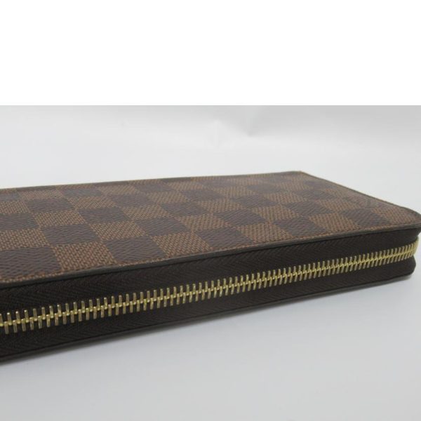 48071 4 Louis Vuitton Zippy Wallet Damier Ebene Wallet Brown