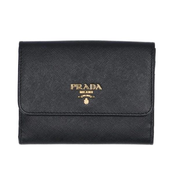 48097 1 PRADA Wallet Compact Wallet Bag Black