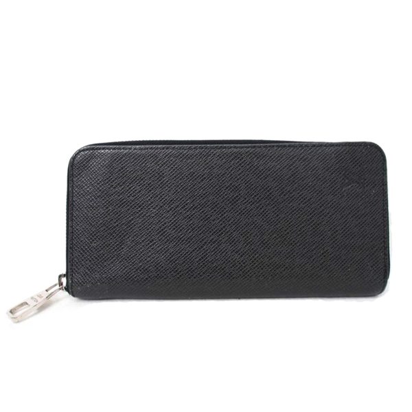 48113 1 Louis Vuitton Zippy Wallet Vertical Taiga Noir