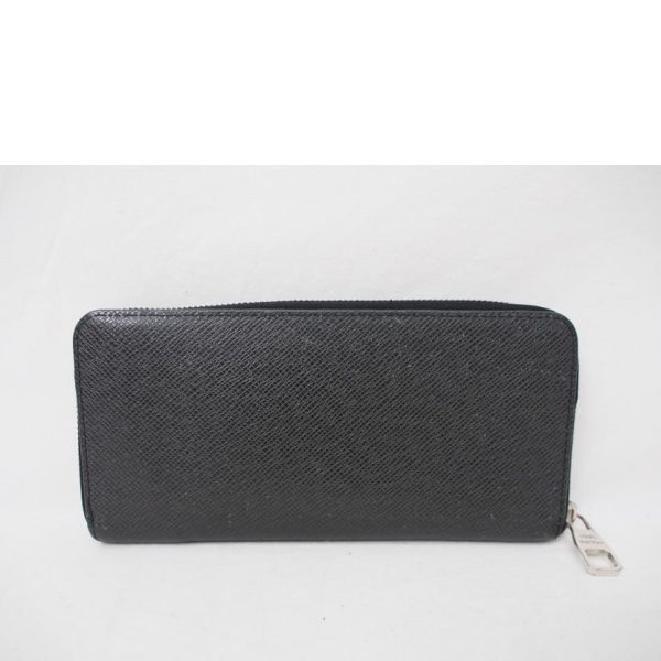 48113 2 Louis Vuitton Zippy Wallet Vertical Taiga Noir