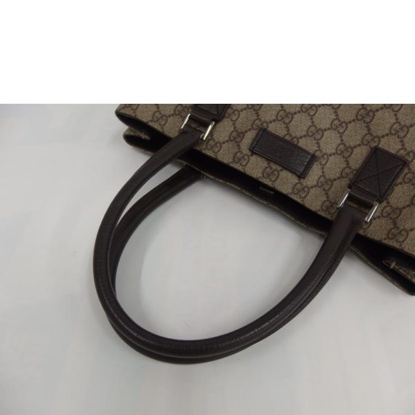 48117 3 Gucci GG Pattern PVC Leather Tote Bag