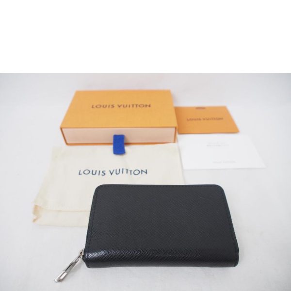 48120 7 Louis Vuitton Zippy Coin Purse Taiga Ardoise