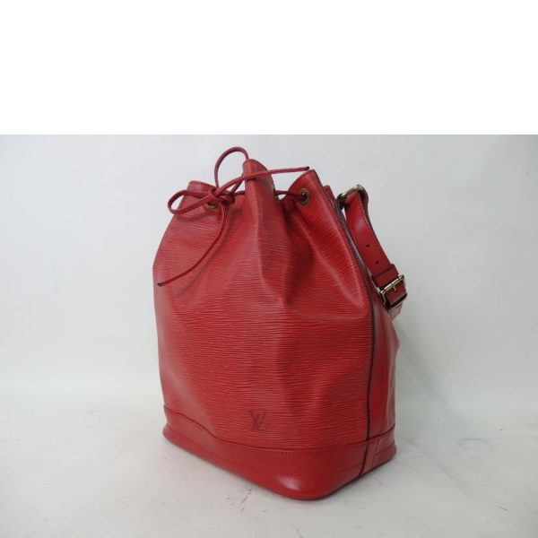 48245 3 Louis Vuitton Noe Epi Bag Castilian Red