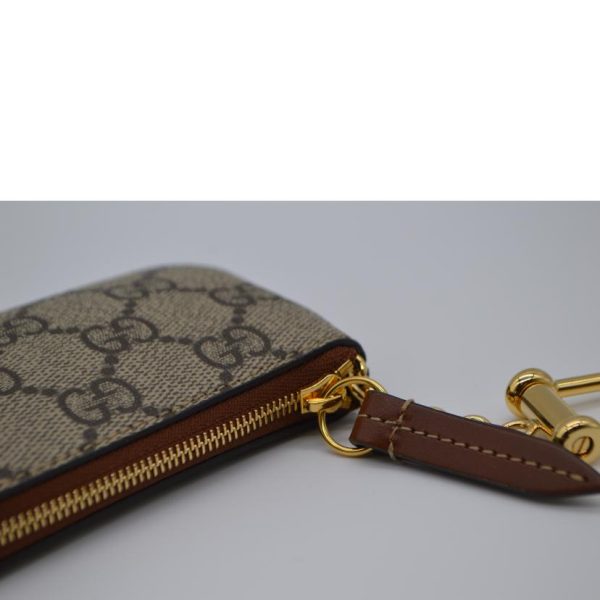 48259 4 Gucci GG Supreme Coin Case Beige