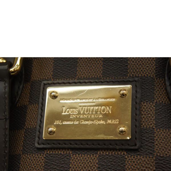 48548 9 Louis Vuitton Hampstead PM Bag Damier Ebene