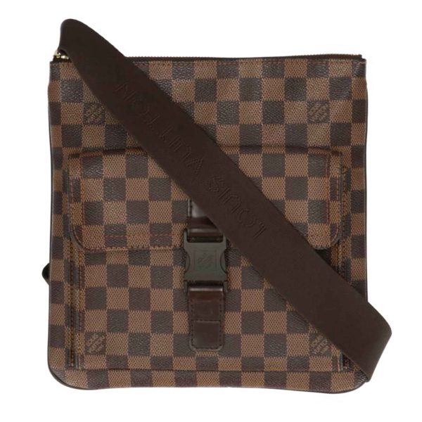 48559 1 Louis Vuitton Pochette Melvire Bag Damier Ebene Brown