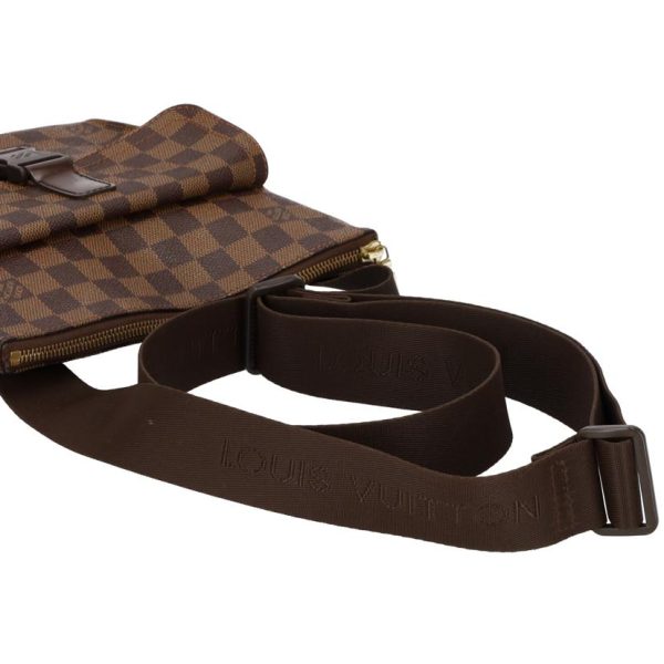 48559 4 Louis Vuitton Pochette Melvire Bag Damier Ebene Brown