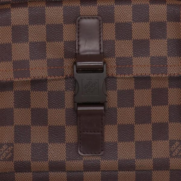 48559 6 Louis Vuitton Pochette Melvire Bag Damier Ebene Brown