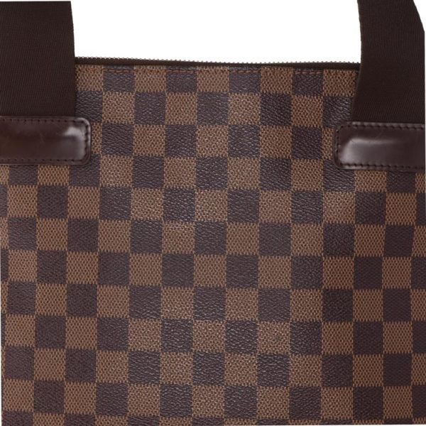 48559 7 Louis Vuitton Pochette Melvire Bag Damier Ebene Brown