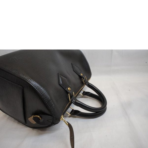 48572 4 Louis Vuitton Speedy 25 Handbag Epi Black