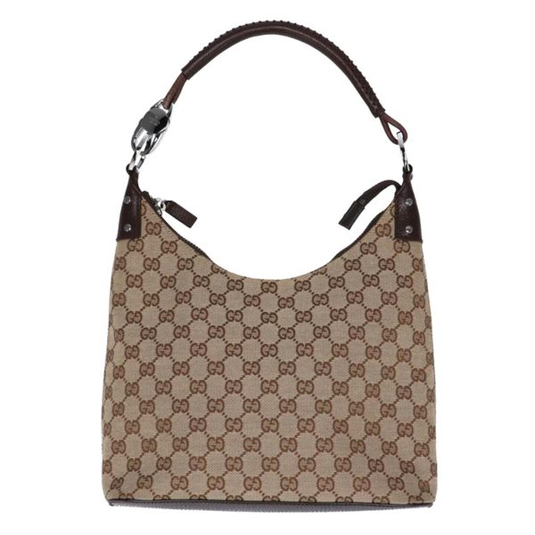 48777 1 Gucci GG Canvas Handbag Beige