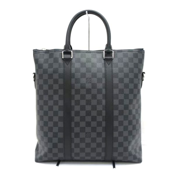 48876 1 Louis Vuitton Anton Tote Bag Damier Graphite