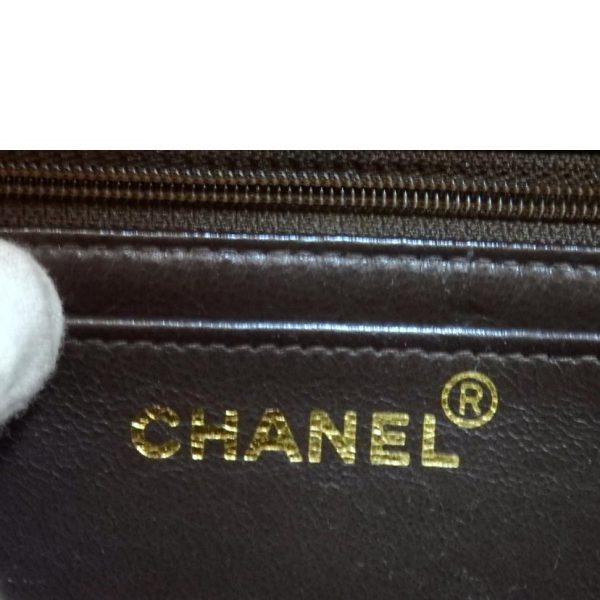 48968 11 Chanel Matelasse Parent Child Bag Brown GD Metal Fittings