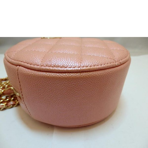 49101 04 Chanel Matelasse Caviar Chain Shoulder Bag Pink