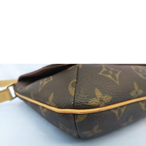 49155 6 Louis Vuitton Musette Tango Shoulder Bag Monogram Brown