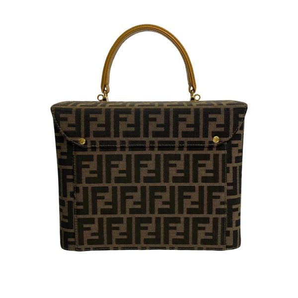 491a243153513 6 Fendi Zucca FF Logo Canvas 2way Vanity Bag