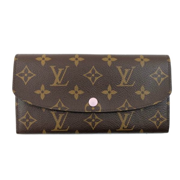 49282 1 Louis Vuitton Emily Wallet Monogram Rose Ballerine