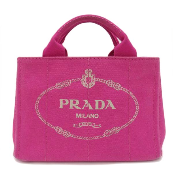 49335 1 PRADA Prada Kanapa Mini Tote 2way Bag Fuchsia