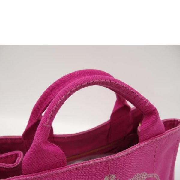 49335 4 PRADA Prada Kanapa Mini Tote 2way Bag Fuchsia