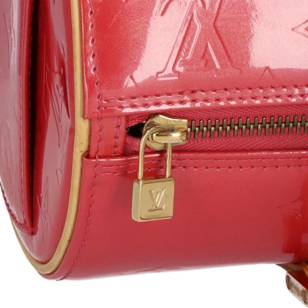 49354 8 Louis Vuitton Bedford Bag Vernis Framboise