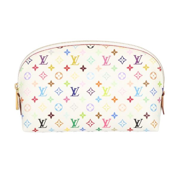 49389 1 Louis Vuitton Pochette Cosmetic Bag Multicolor Bronze