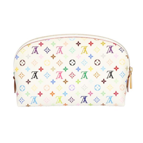 49389 2 Louis Vuitton Pochette Cosmetic Bag Multicolor Bronze