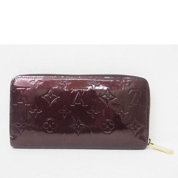 49462 2 Louis Vuitton Zippy Wallet Vernis Rouge Fauvist